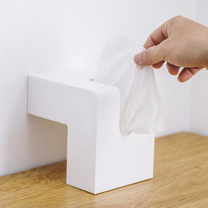 Double-sided L-shaped Tissue Box