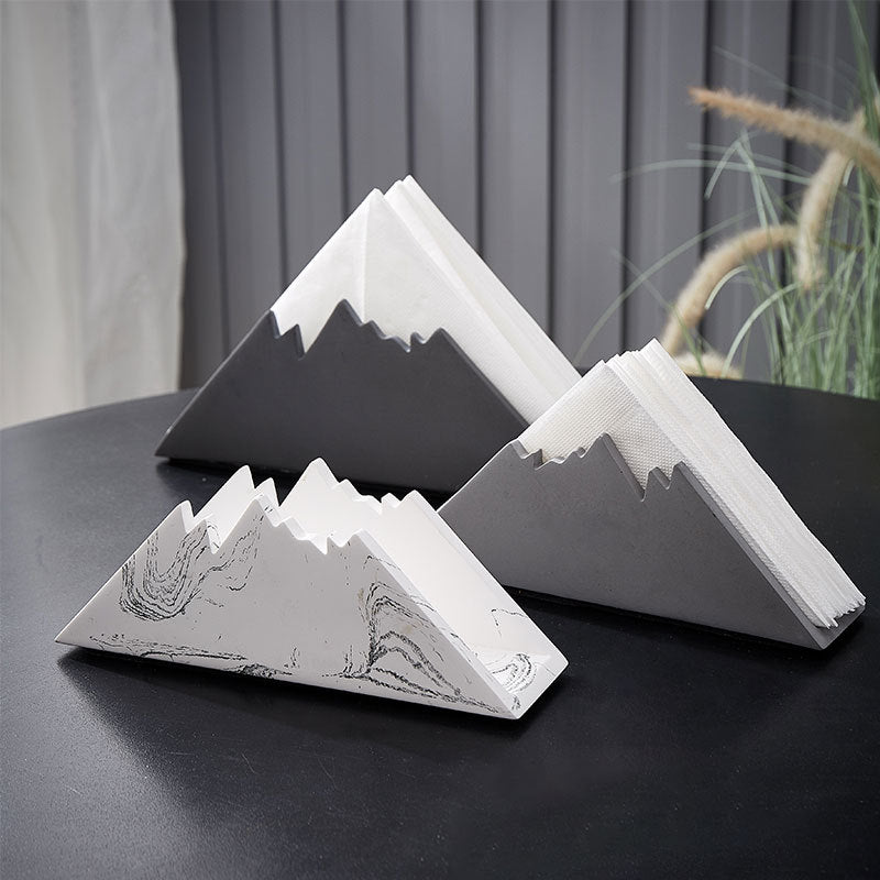 Snow Mountain Napkin Holder