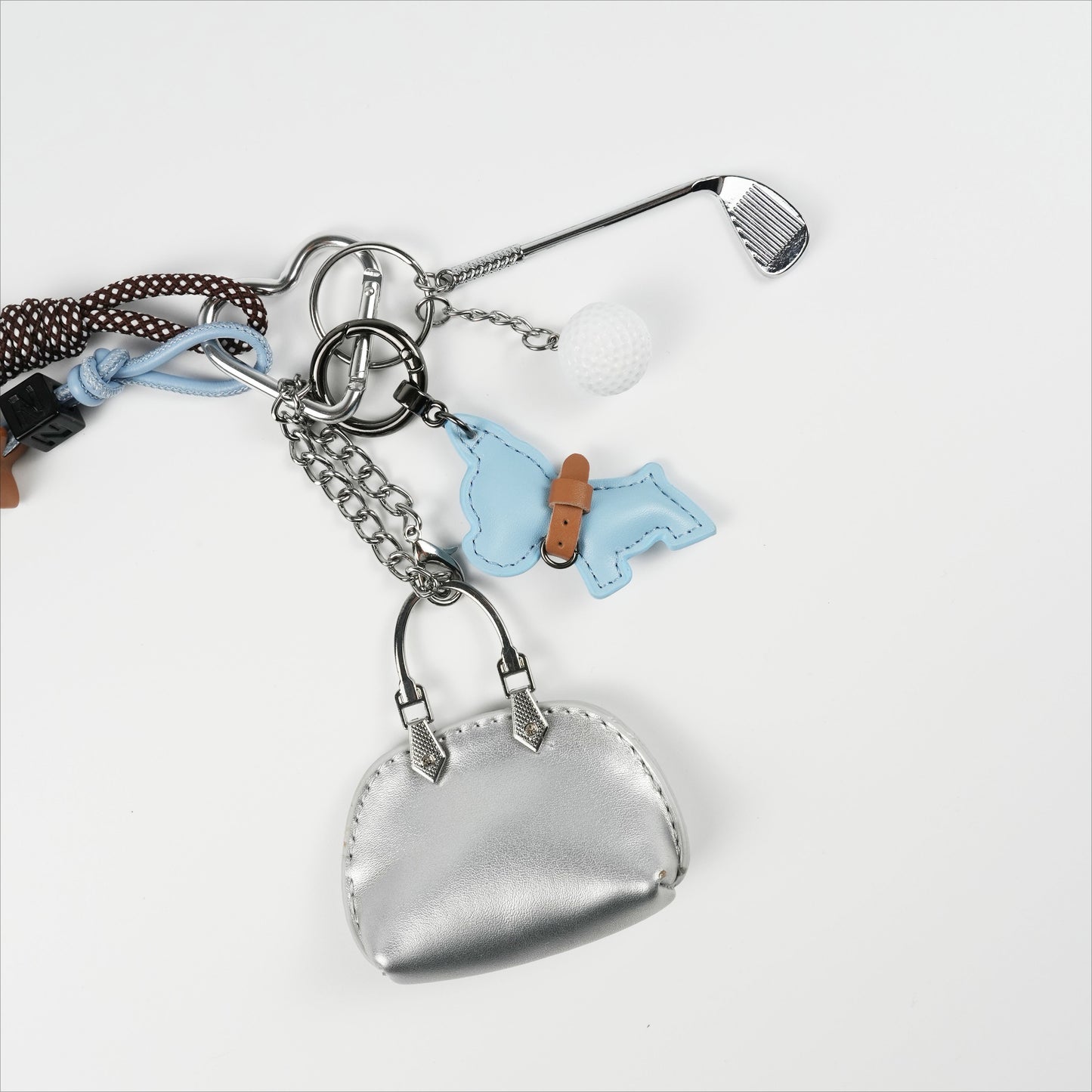 GOLF & BULLDOG CHARM