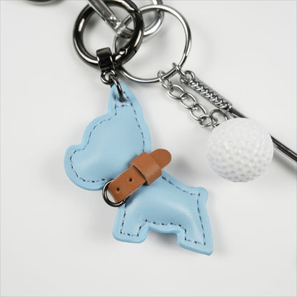 GOLF & BULLDOG CHARM
