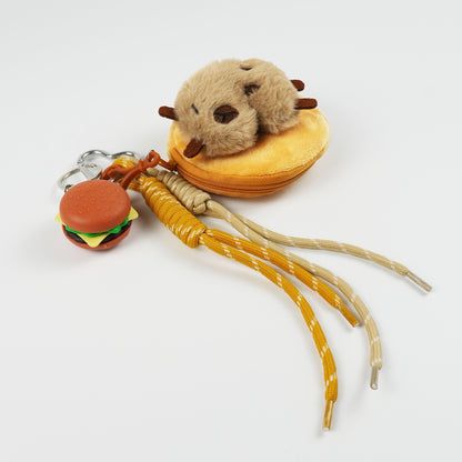 CAPYBARA BURGER CHARM