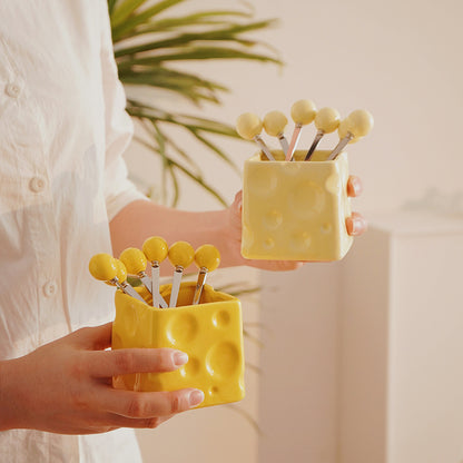 Cheese Fruit Fork