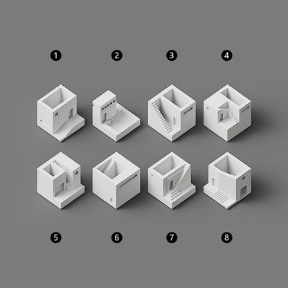 Cube House - Miniature Architecture