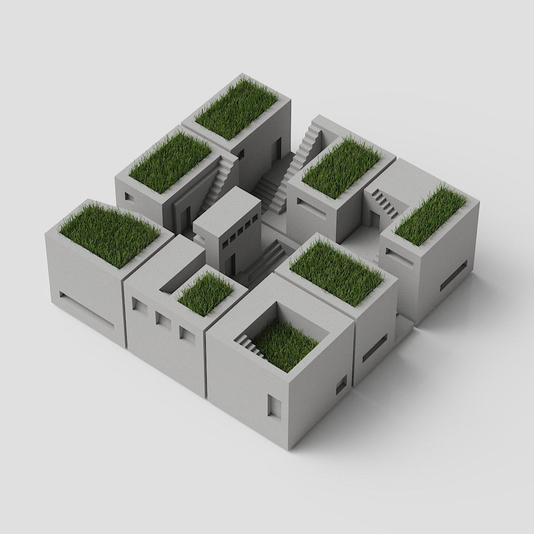 Cube House - Miniature Architecture