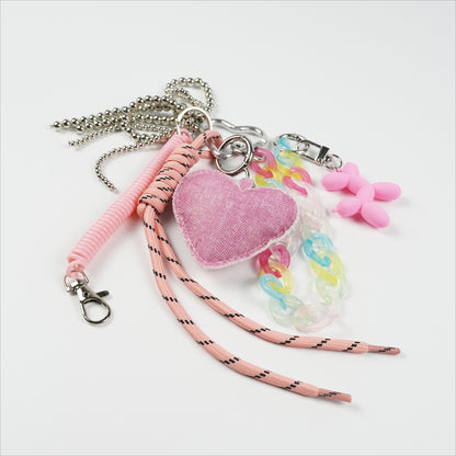PINK HEART CHARM