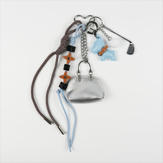 GOLF & BULLDOG CHARM