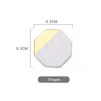 Marble Pattern Ceramic Coaster