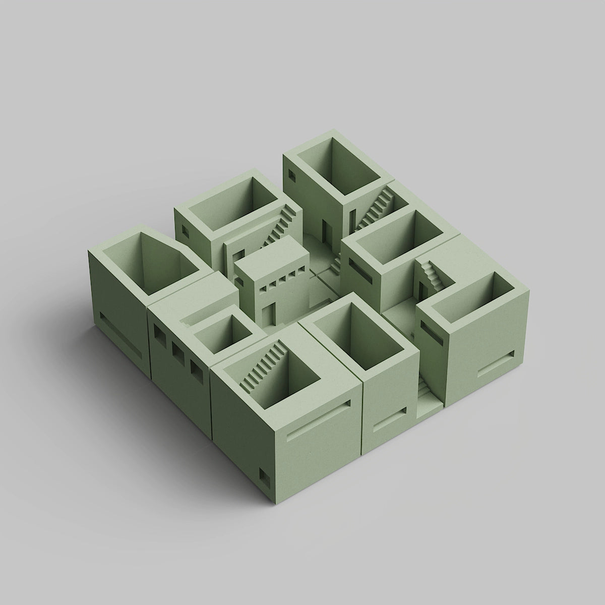 Cube House - Miniature Architecture