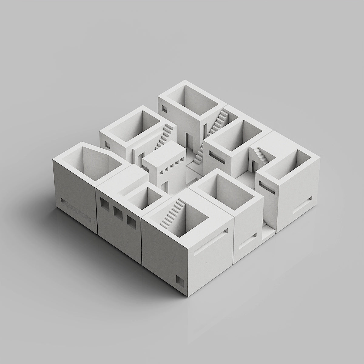 Cube House - Miniature Architecture